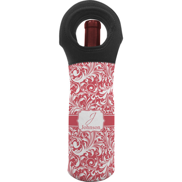 Custom Swirl Wine Tote Bag (Personalized)