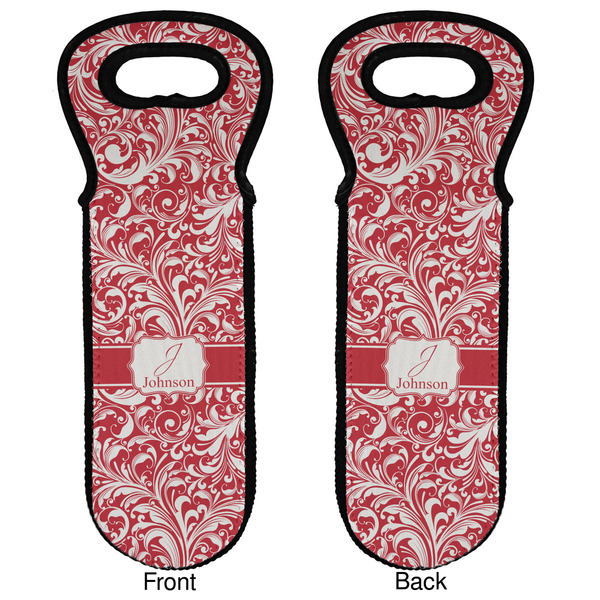 Swirl Wine Tote Front & Back