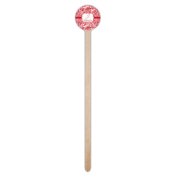 Swirl Wooden 7.5" Stir Stick - Round - Single Stick