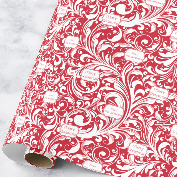 Custom Swirl Wrapping Paper Roll - Large (Personalized)