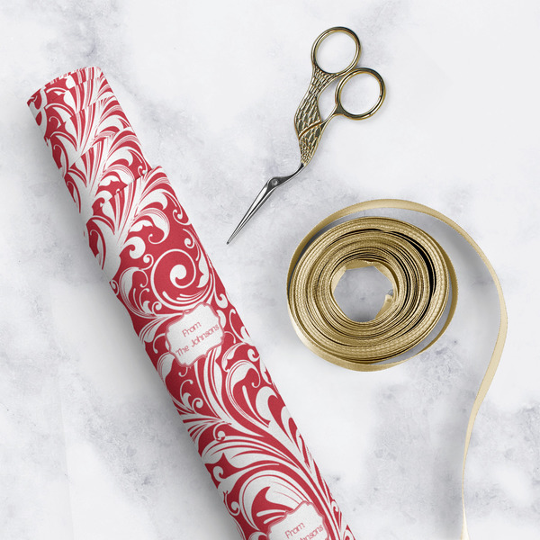 Swirl Wrapping Paper Roll - Matte - In Context