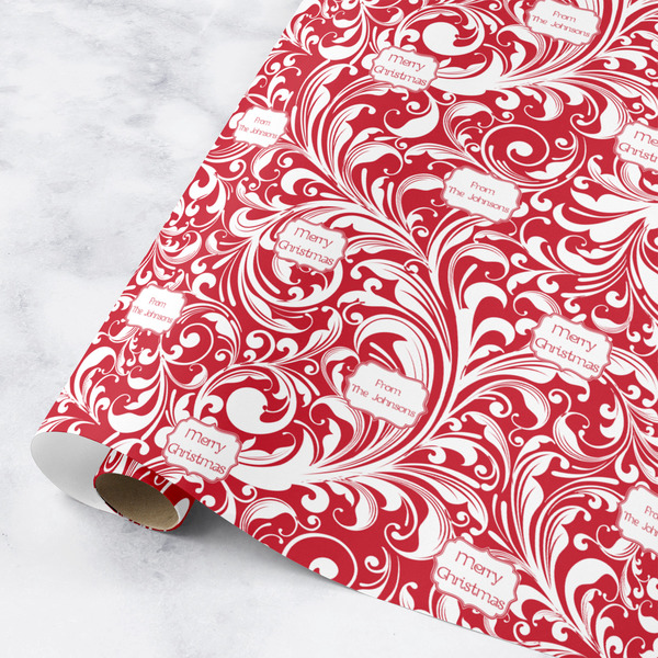 Custom Swirl Wrapping Paper Roll - Medium (Personalized)