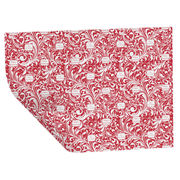 Swirl Wrapping Paper Sheet - Double Sided - Folded