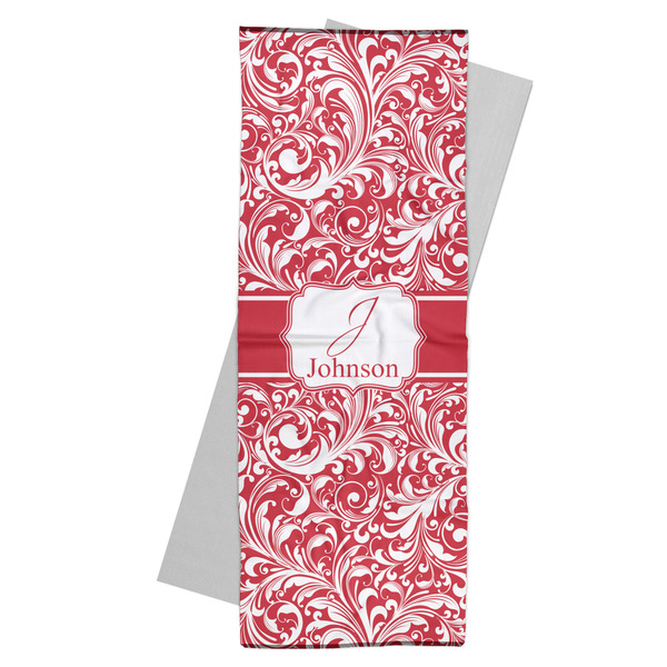 Custom Swirl Yoga Mat Towel (Personalized)