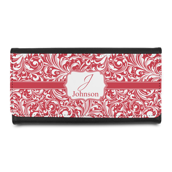 Custom Swirl Leatherette Ladies Wallet (Personalized)