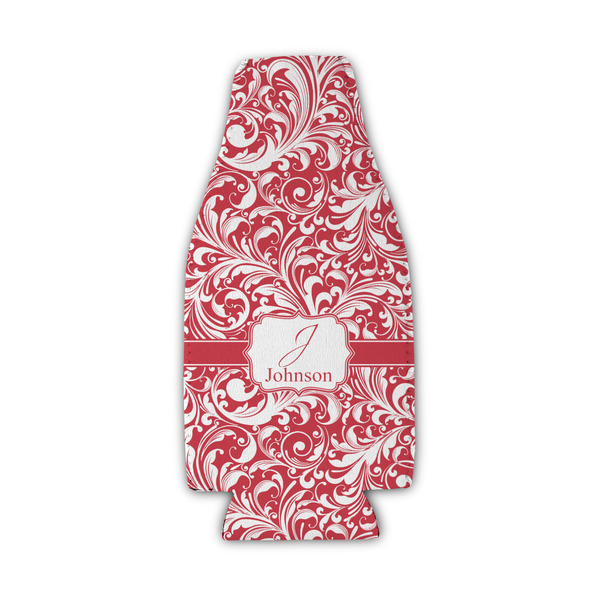 Swirl Zipper Bottle Cooler - Set of 4 - FRONT