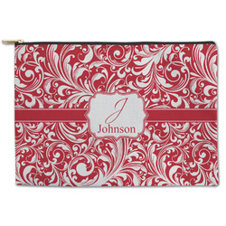 Swirl Zipper Pouch - Large - 12.5"x8.5" (Personalized)