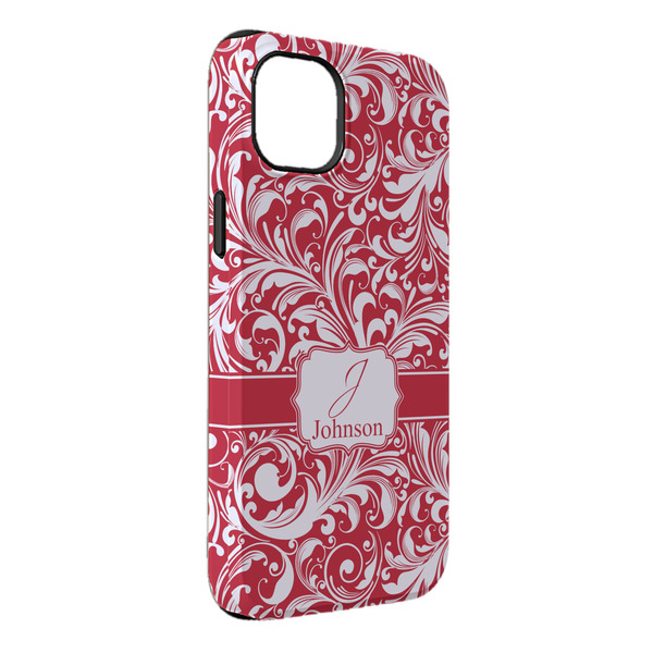 Custom Swirl iPhone Case - Rubber Lined - iPhone 14 Pro Max (Personalized)