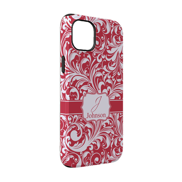 Custom Swirl iPhone Case - Rubber Lined - iPhone 14 (Personalized)