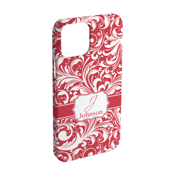 Custom Swirl iPhone Case - Plastic - iPhone 15 (Personalized)