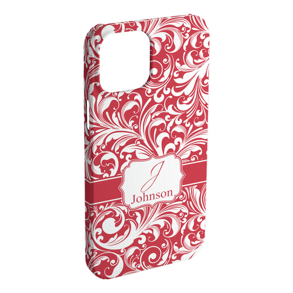 Custom Swirl iPhone Case - Plastic (Personalized)