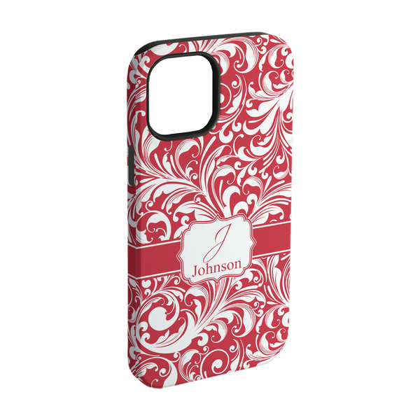 Custom Swirl iPhone Case - Rubber Lined - iPhone 15 (Personalized)