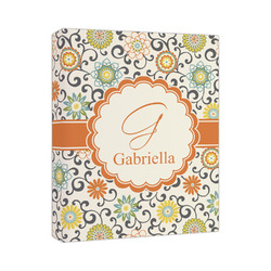 Swirls & Floral Canvas Print - 11x14 (Personalized)