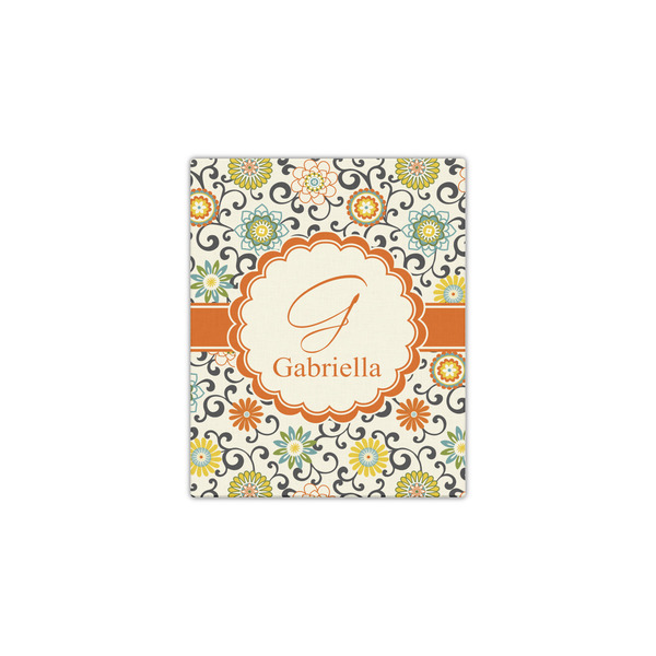 Swirls & Floral 11x14 - Canvas Print - Front View