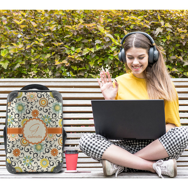 Swirls & Floral 15" Backpack - LIFESTYLE