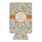 Swirls & Floral 16oz Can Sleeve - FRONT (flat)