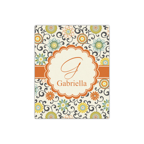 Swirls & Floral 16x20 - Canvas Print - Front View