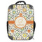 Swirls & Floral 18" Hard Shell Backpacks - FRONT