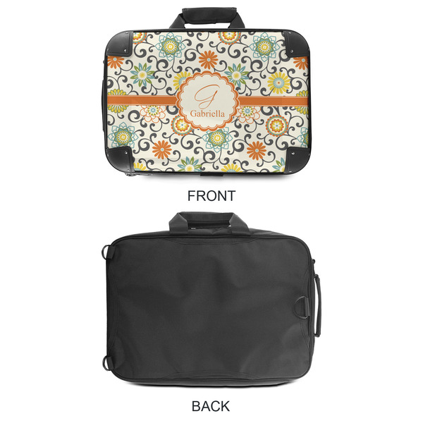 Swirls & Floral 18" Laptop Briefcase - APPROVAL