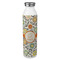 Swirls & Floral 20oz Stainless Steel Water Bottle - Full Print (Personalized)