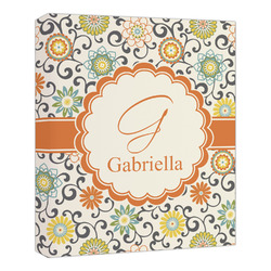 Swirls & Floral Canvas Print - 20x24 (Personalized)
