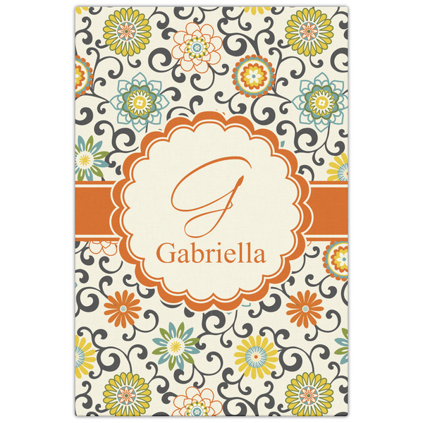 Swirls & Floral 20x30 - Canvas Print - Front View