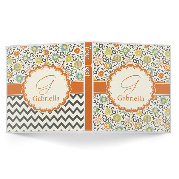 Swirls & Floral 3-Ring Binder Approval- 1in