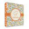Swirls & Floral 3 Ring Binders - Full Wrap - 2" - FRONT