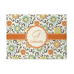 Swirls & Floral 5' x 7' Indoor Area Rug (Personalized)