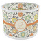 Swirls & Floral 8" Drum Lampshade - ANGLE Poly-Film