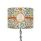 Swirls & Floral 8" Drum Lamp Shade - Fabric (Personalized)