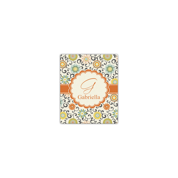 Custom Swirls & Floral Canvas Print - 8x10 (Personalized)