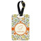 Swirls & Floral Aluminum Luggage Tag (Personalized)