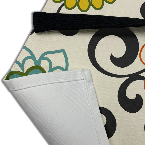 Swirls & Floral Apron - (Detail)