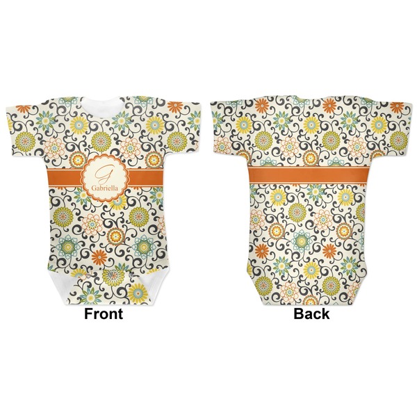 Swirls & Floral Baby Bodysuit Approval