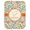 Swirls & Floral Baby Swaddling Blanket (Personalized)
