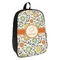 Swirls & Floral Backpack - angled view