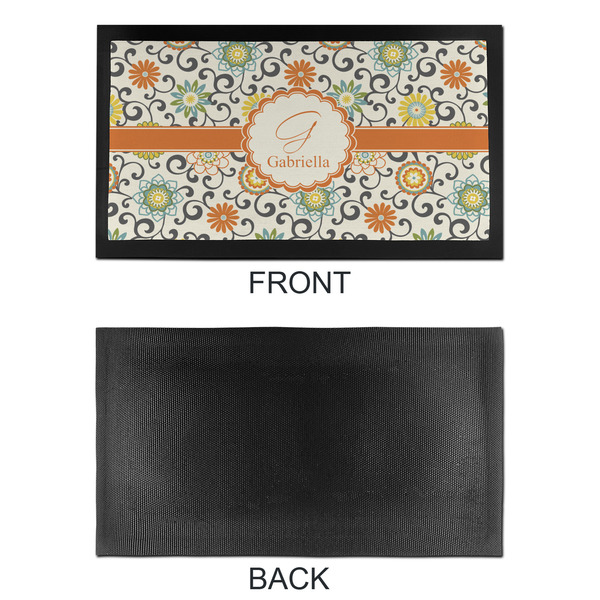 Swirls & Floral Bar Mat - Small - APPROVAL