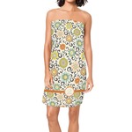 Swirls & Floral Spa / Bath Wrap (Personalized)