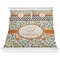 Swirls & Floral Comforter Set - King (Personalized)