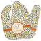 Swirls & Floral Baby Bib w/ Name and Initial