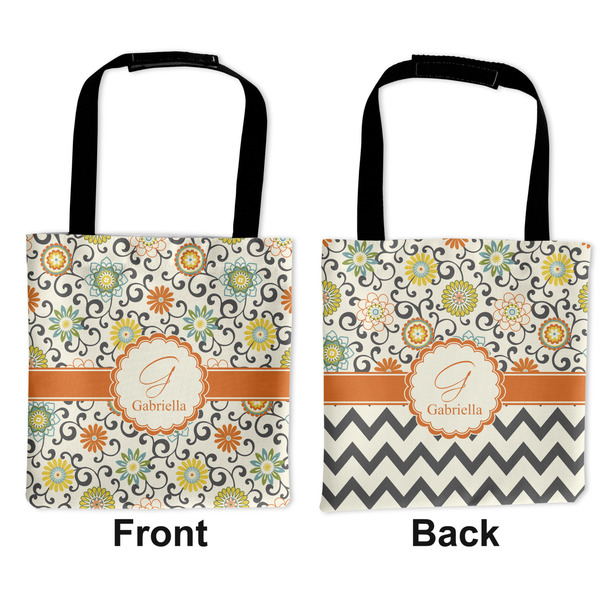 Swirls & Floral Car Bag - Apvl