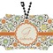 Swirls & Floral Rear View Mirror Ornament (Personalized)