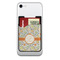 Swirls & Floral 2-in-1 Cell Phone Credit Card Holder & Screen Cleaner (Personalized)