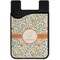 Swirls & Floral Cell Phone Credit Card Holder