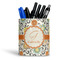 Swirls & Floral Ceramic Pen Holder - Main
