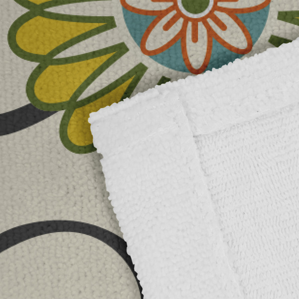 Swirls & Floral Close up of Fabric