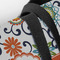 Swirls & Floral Closeup of Tote w/Black Handles
