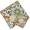 Swirls & Floral Cloth Napkins - Personalized Lunch & Dinner (PARENT MAIN)