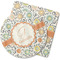 Swirls & Floral Coasters Rubber Back - Main